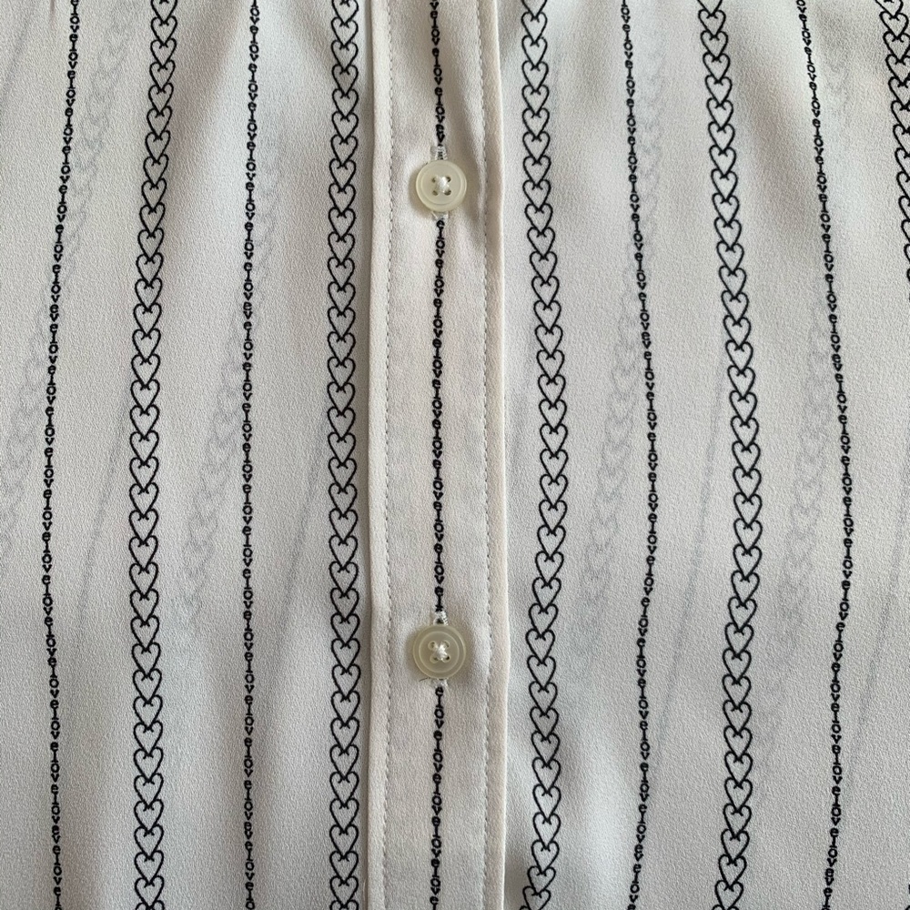 Loft Heart & Love Blouse-Excellent Condition - Picture 6 of 7